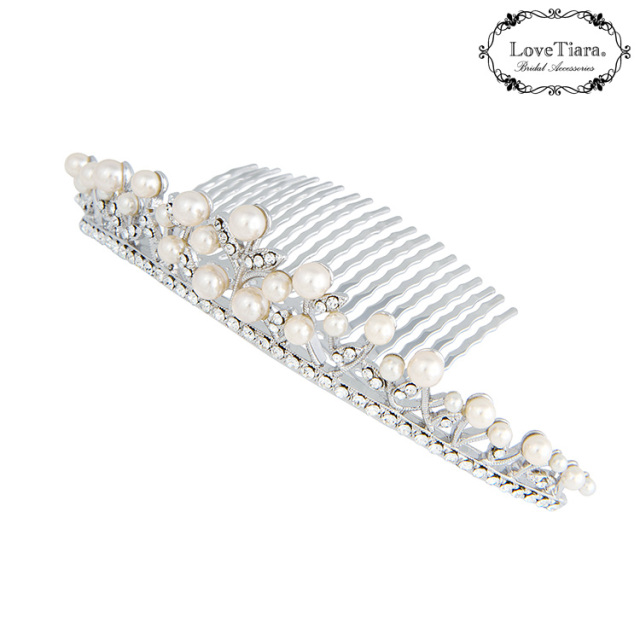 パールフルールコームティアラ 詳細イメージ