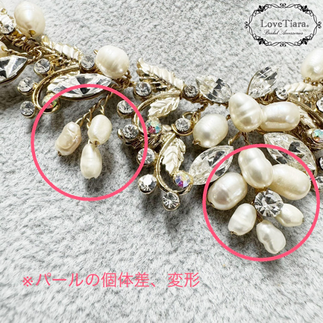 パールの個体差、変形についての詳細イメージ