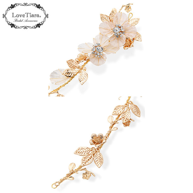ヘッドドレス【ビアンカ】（小枝アクセサリー） 通信販売ブライダル