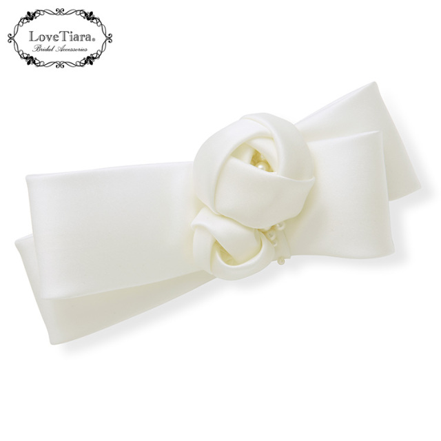 リボンヘッドドレス【ローズ】 商品イメージ