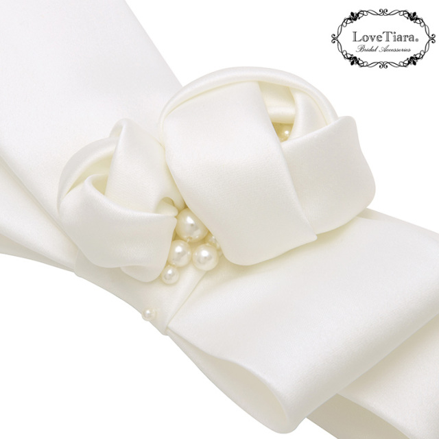 リボンヘッドドレス【ローズ】 商品イメージ