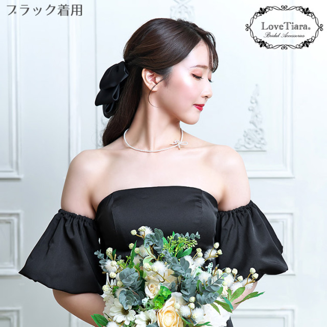 リボンヘッドドレス【ブリスリボン】 着用イメージ