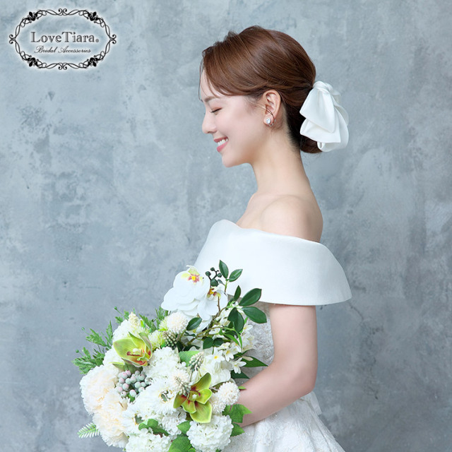 リボンヘッドドレス【ブリスリボン】 着用イメージ