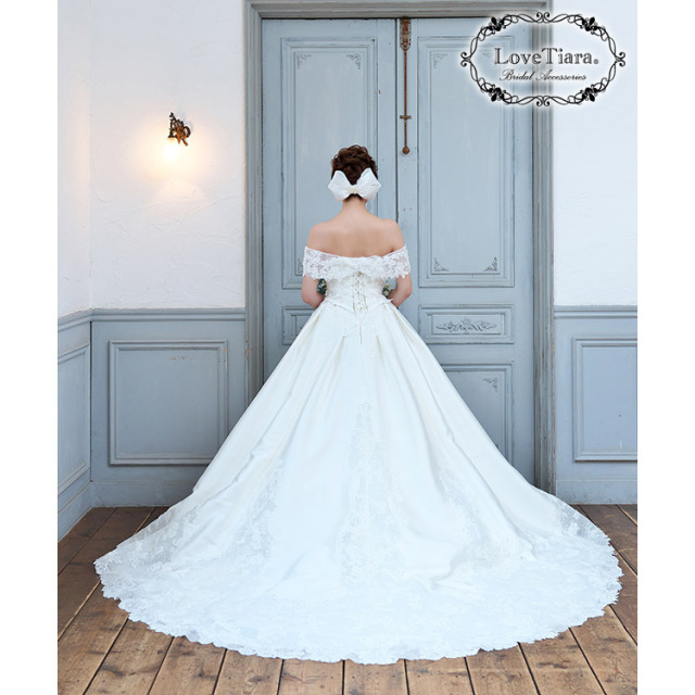 ヘッドドレス【スウィートリボン】 着用イメージ