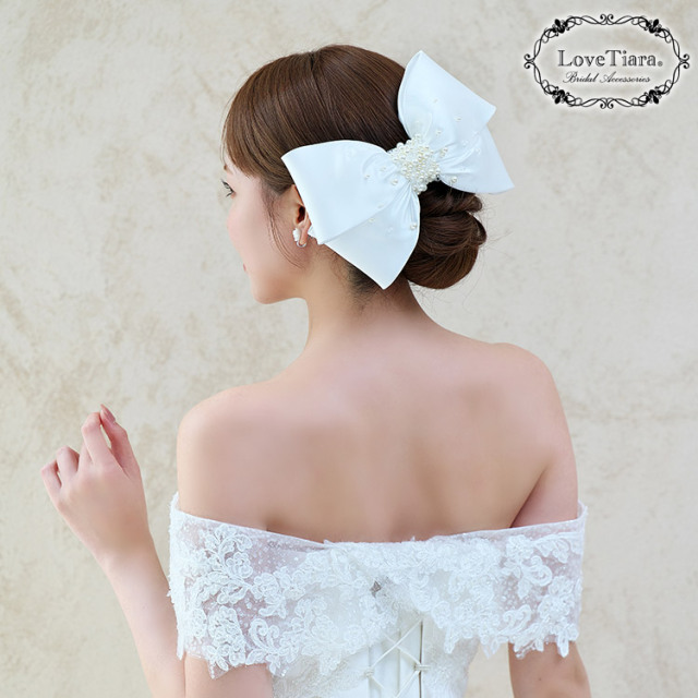 ヘッドドレス【スウィートリボン】 着用イメージ