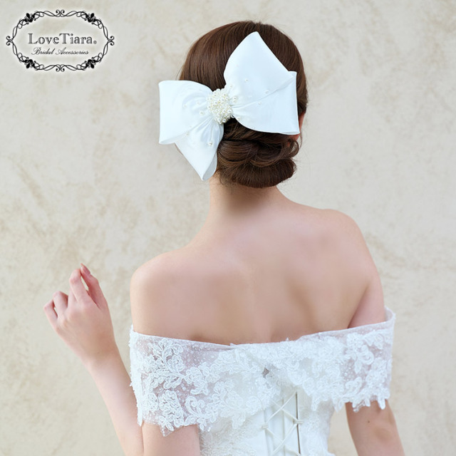 ヘッドドレス【スウィートリボン】 着用イメージ