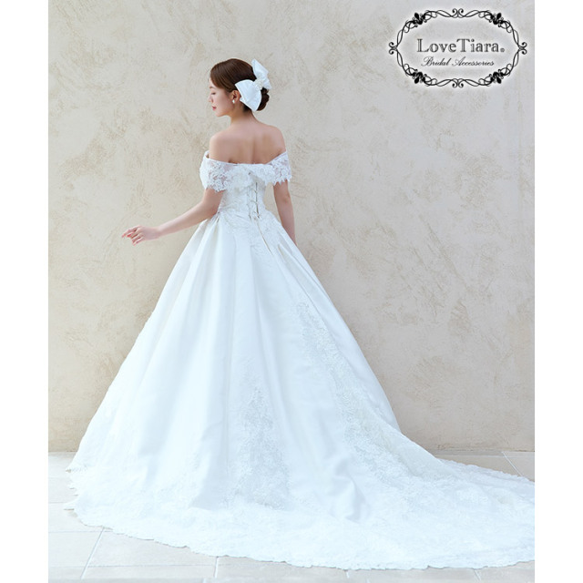 ヘッドドレス【スウィートリボン】 着用イメージ