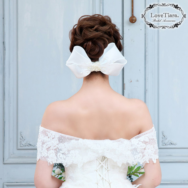 ヘッドドレス【スウィートリボン】 着用イメージ