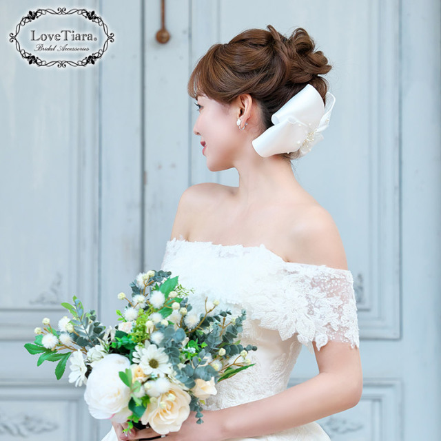 ヘッドドレス【スウィートリボン】 着用イメージ