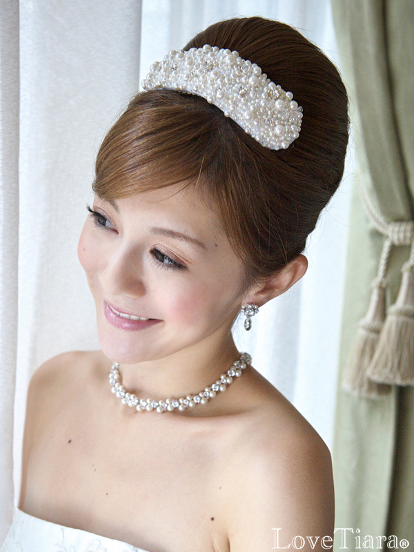 ウェディングヘッドドレス ヘッドピース 花冠 ボンネ 和装 髪飾り 結婚式 ウェディング ブライダル