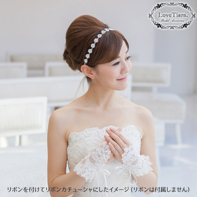 カチューシャ【スパークル】・アウトレットの着用イメージ