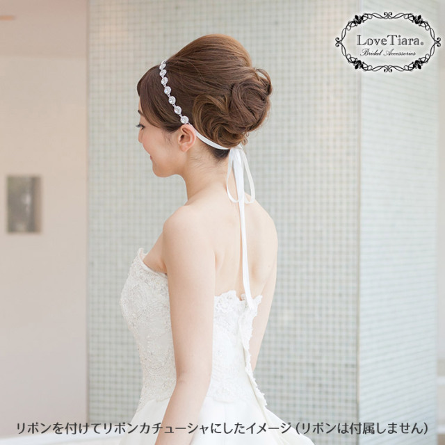 カチューシャ【スパークル】・アウトレットの着用イメージ