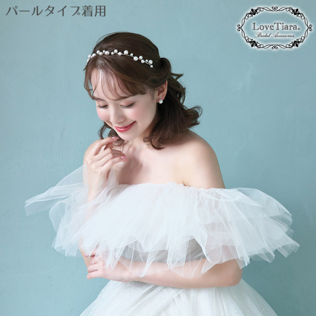 アーチカチューシャ＆イヤリング／ピアスセット 着用イメージ