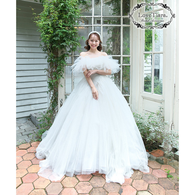 ビッグビーズカチューシャ 着用イメージ