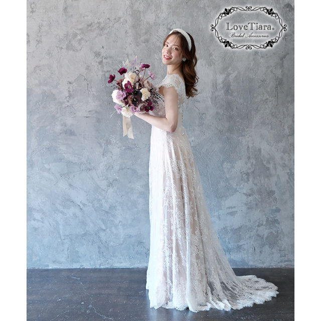 ビッグビーズカチューシャ 着用イメージ