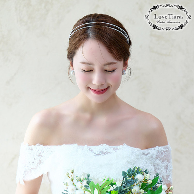 カチューシャ　ウエディング　ブライダル　結婚式