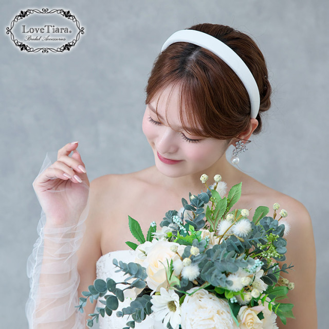 カチューシャ　ウエディング　ブライダル　結婚式