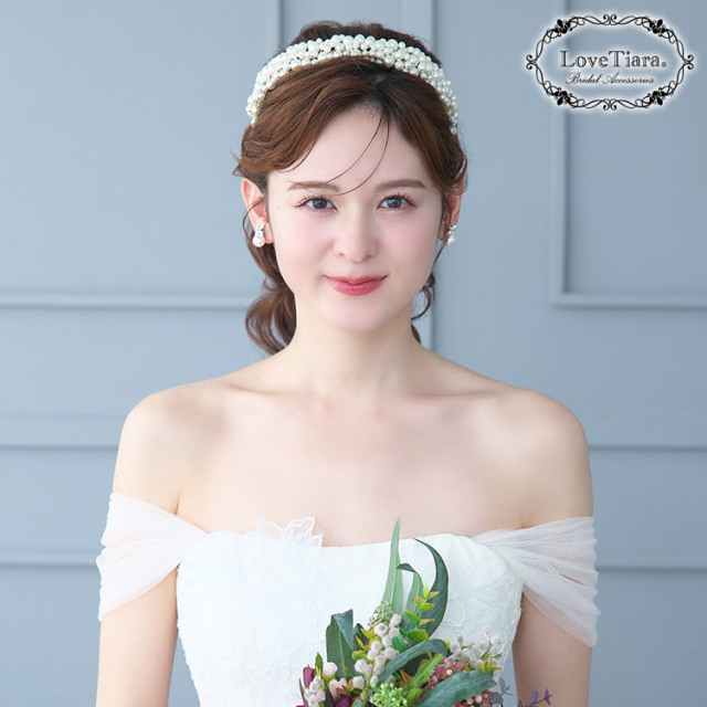 カチューシャ　ウエディング　ブライダル　結婚式