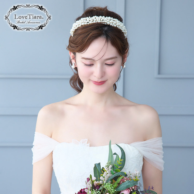 カチューシャ　ウエディング　ブライダル　結婚式