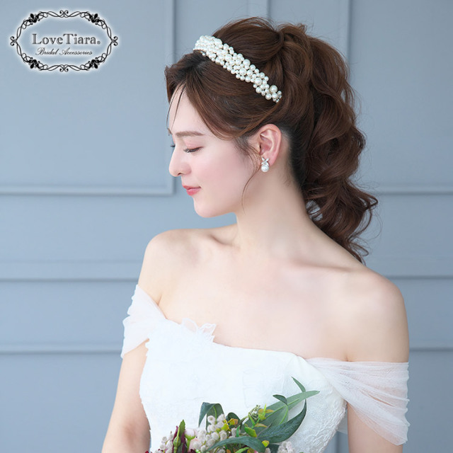 カチューシャ　ウエディング　ブライダル　結婚式