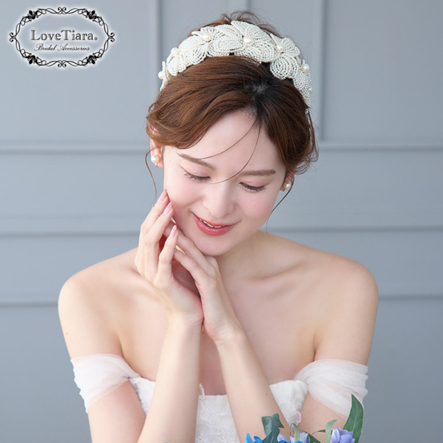 カチューシャ　ウエディング　ブライダル　結婚式