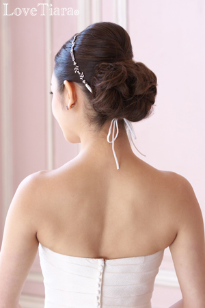 カチューム リボンカチューシャ ウェディング 結婚式 ブライダル