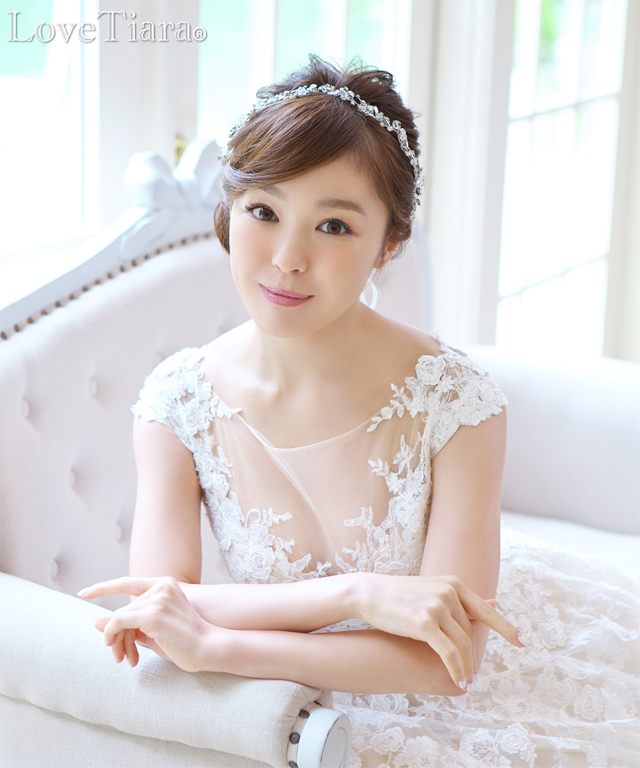 リボンカチューシャ【トウィッグリーフ】ティアラ・クラウン ヘッド  