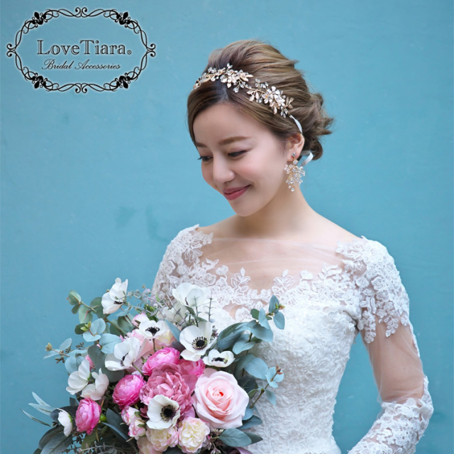 カチューシャ リボンカチューシャ ウェディング ブライダル 結婚式