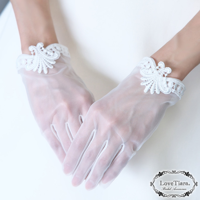 オーガンジーグローブ【フルールドリス】 着用イメージ