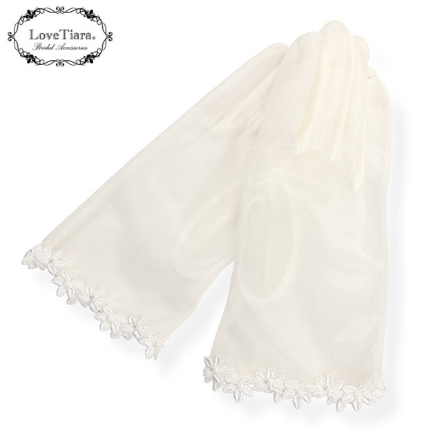 オーガンジーグローブ【タイニーフラワー】 商品イメージ