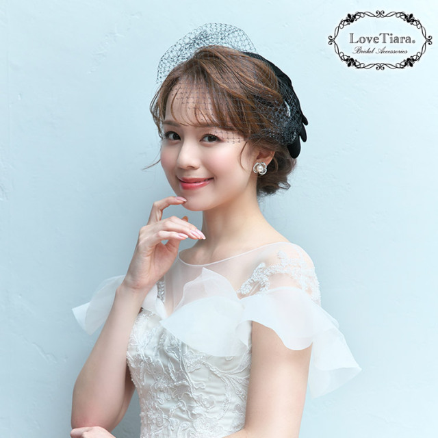 カメリアパールイヤリング／ピアス 着用イメージ