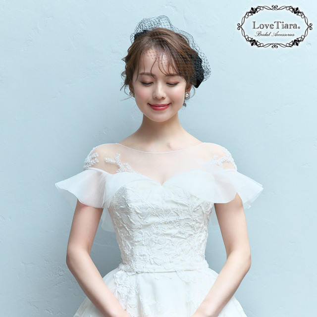 カメリアパールイヤリング／ピアス 着用イメージ