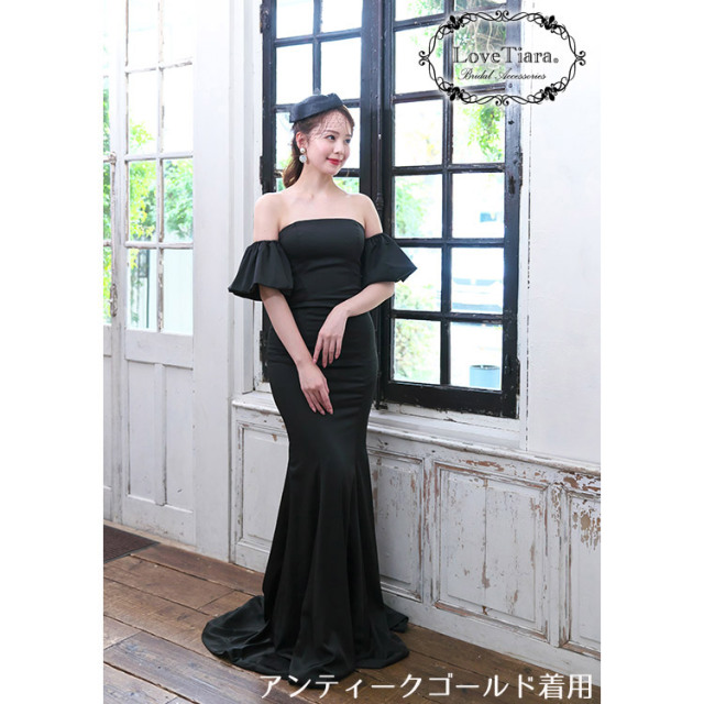 ペルルイヤリング／ピアス 着用イメージ