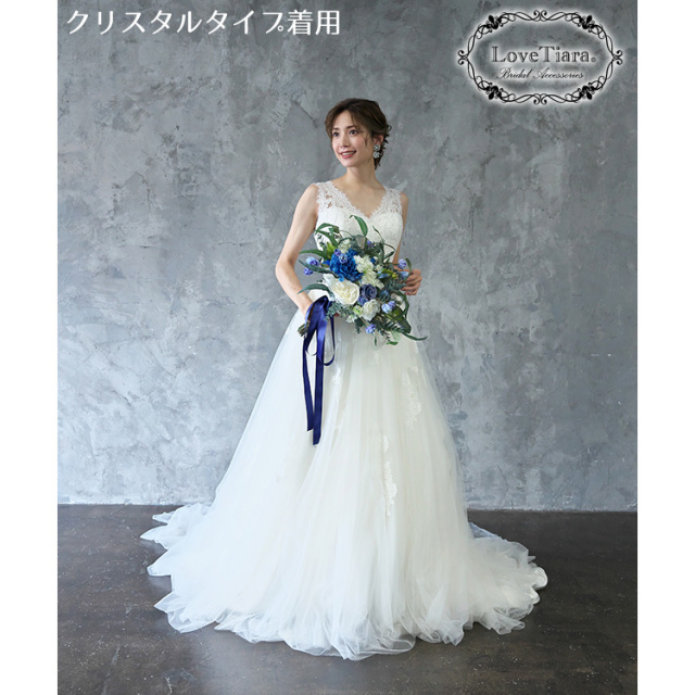 ゼクシィ掲載 スパークルイヤリング／ピアス 着用イメージ