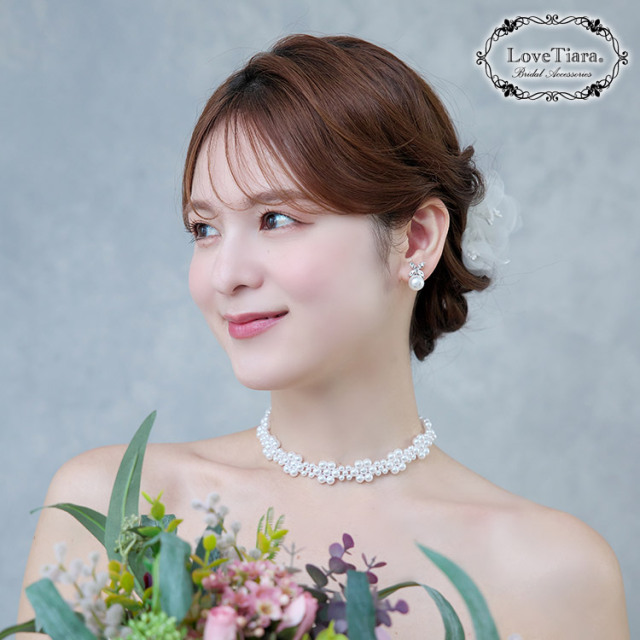 イヤリング　ウエディング　ブライダル　結婚式