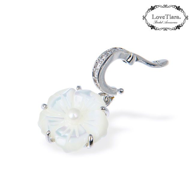 白蝶貝パールネックレス＆イヤリング／ピアスセット 商品イメージ