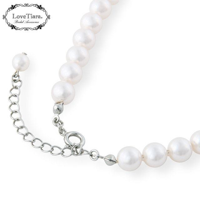 白蝶貝パールネックレス＆イヤリング／ピアスセット 商品イメージ