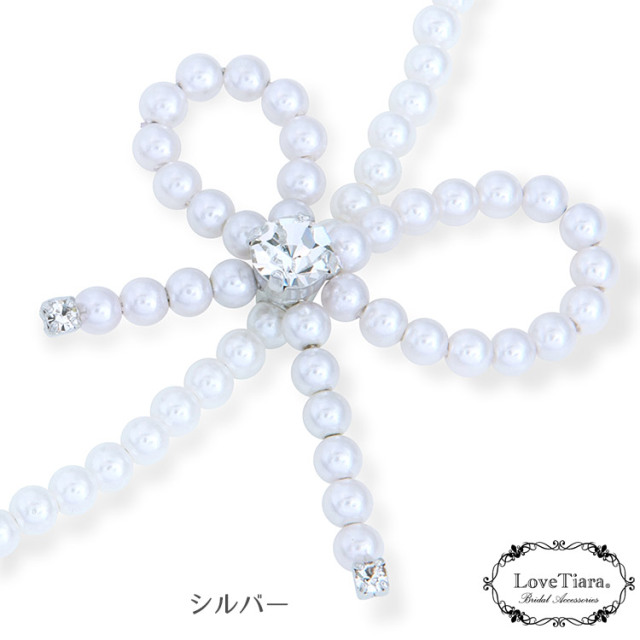 プティリボンパールネックレス 詳細イメージ