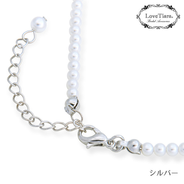 プティリボンパールネックレス 詳細イメージ