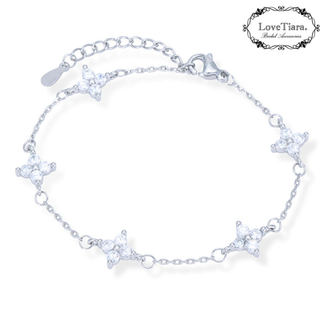 タイニージルコニアブレスレット ブレスレット キュービックジルコニア