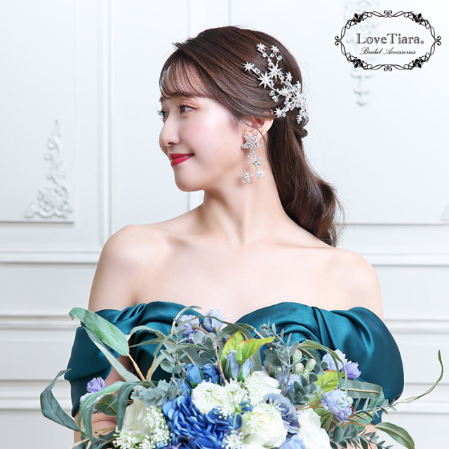 スターリーイヤリング／ピアス 着用イメージ