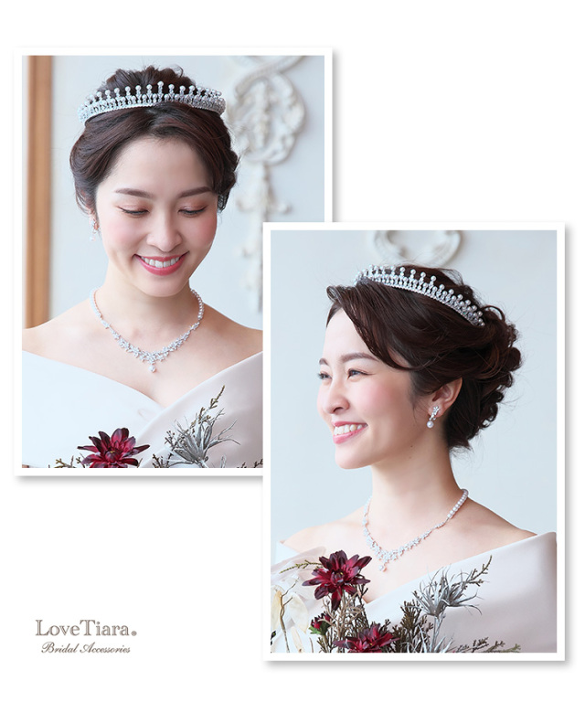 ティアラと合わせた女性のイメージ