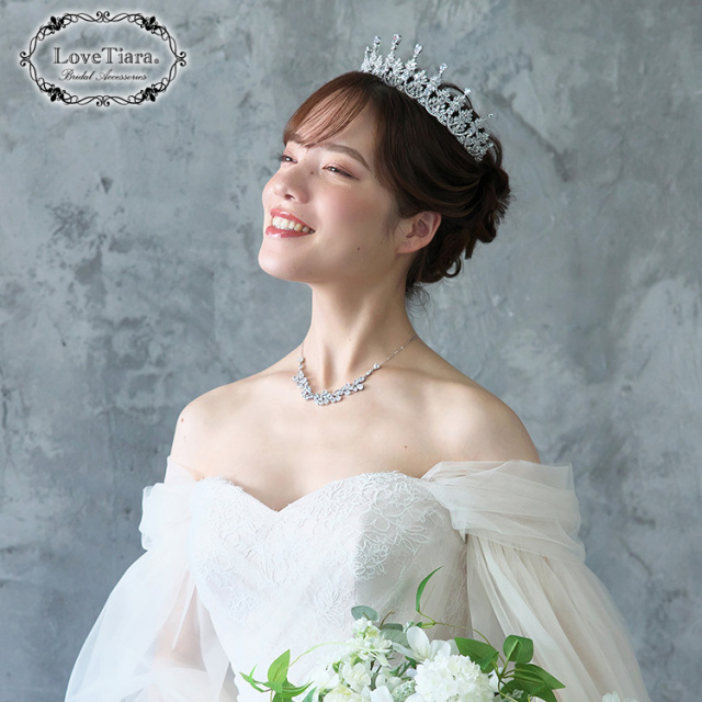 バックドロップジルコニアネックレス 着用イメージ