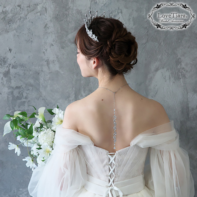 バックドロップジルコニアネックレス 着用イメージ