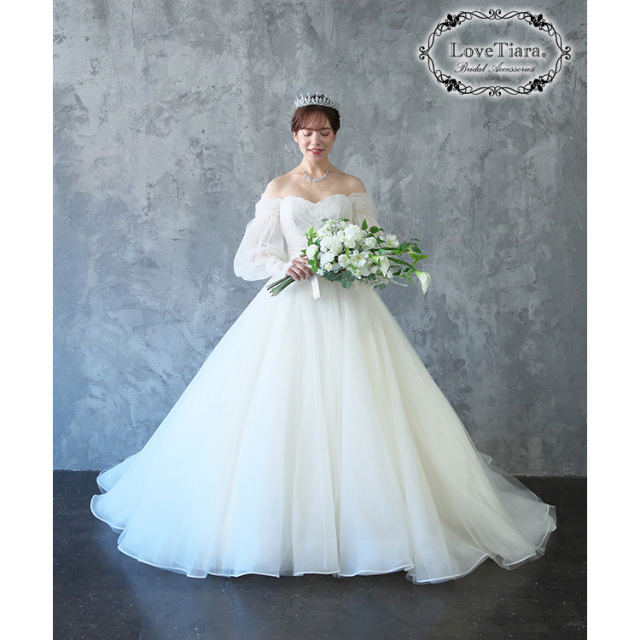 バックドロップジルコニアネックレス 着用イメージ