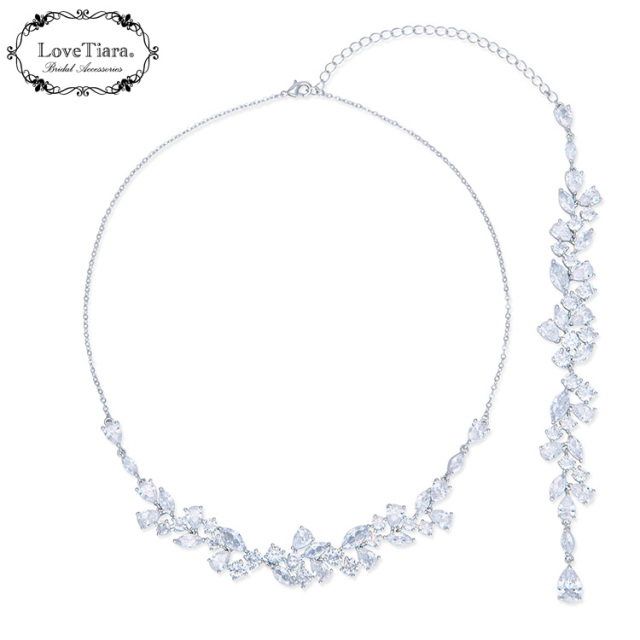 バックドロップジルコニアネックレス 商品イメージ