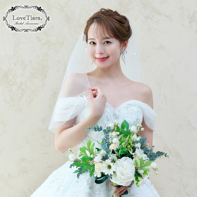 リュバンジルコニアイヤリング／ピアス 着用イメージ