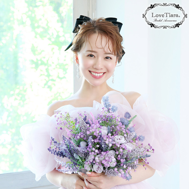 ブリジッドジルコニアイヤリング／ピアス 着用イメージ