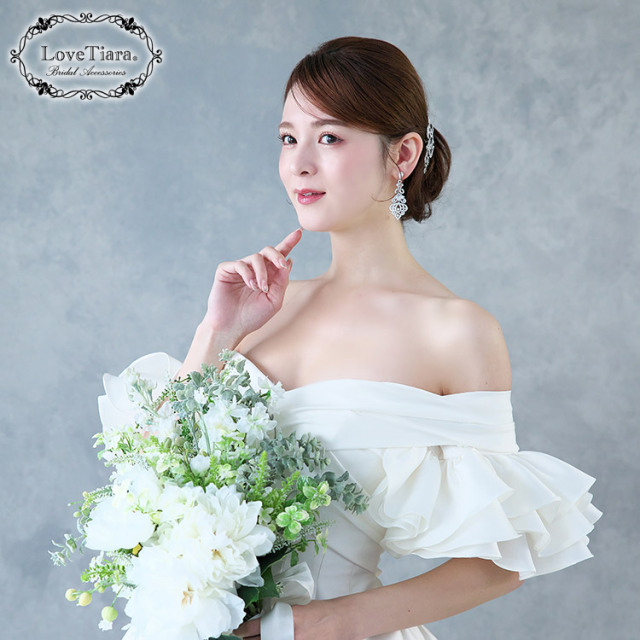 イヤリング　ウエディング　ブライダル　結婚式