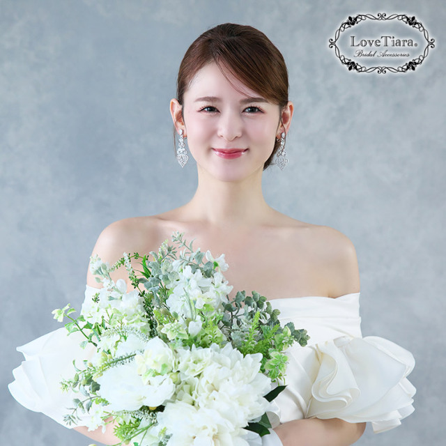 イヤリング　ウエディング　ブライダル　結婚式